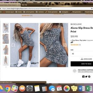 Exclusive Beginning Boutique Aluna Slip Dress